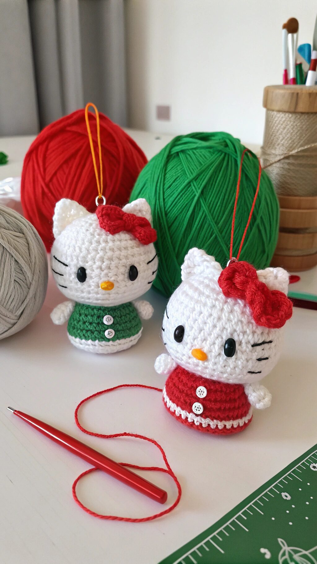 Hello Kitty Holiday Ornaments