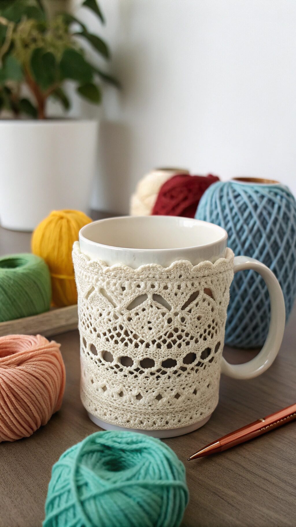 Elegant Lace Pattern Cozy