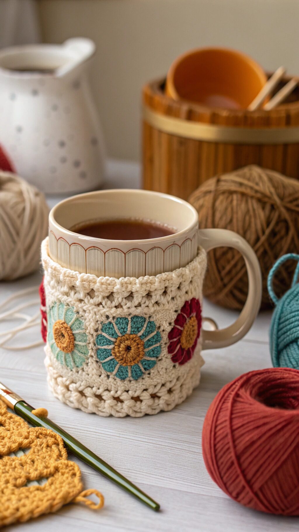 Vintage-Inspired Crochet Cozy