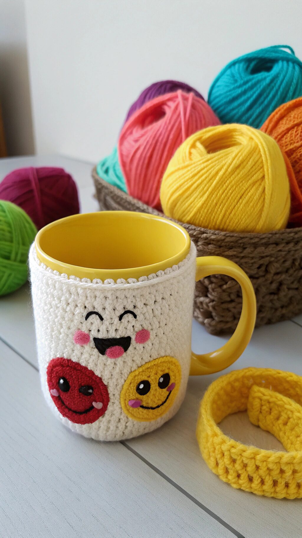 Fun Emoji Mug Cozy