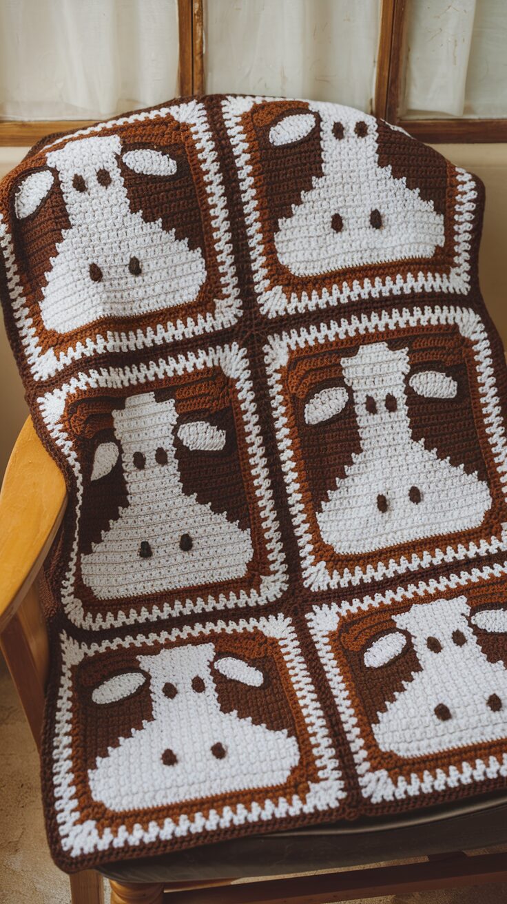 Cow Lovey Security Blanket