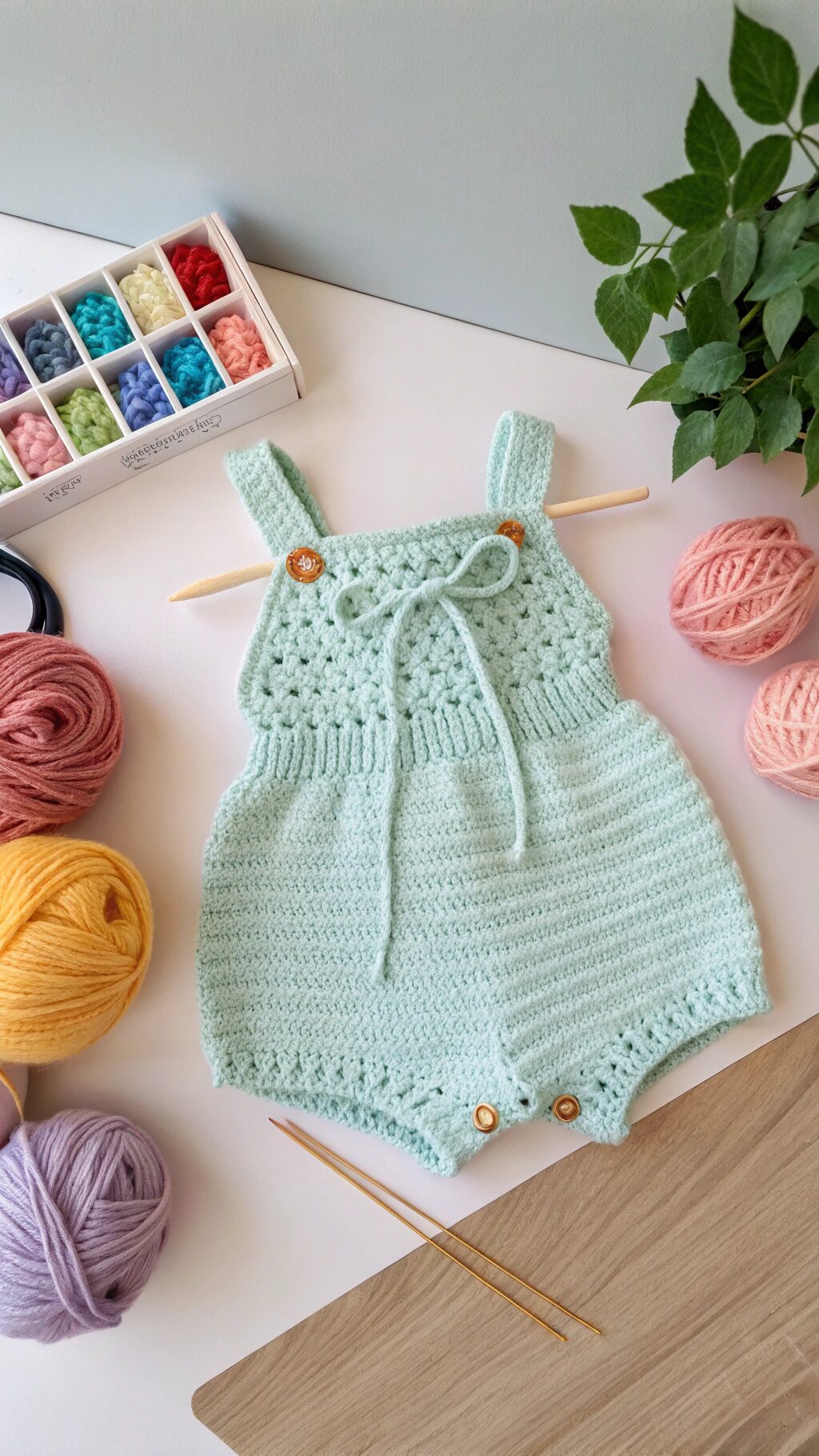 Sporty Drawstring Crochet Romper