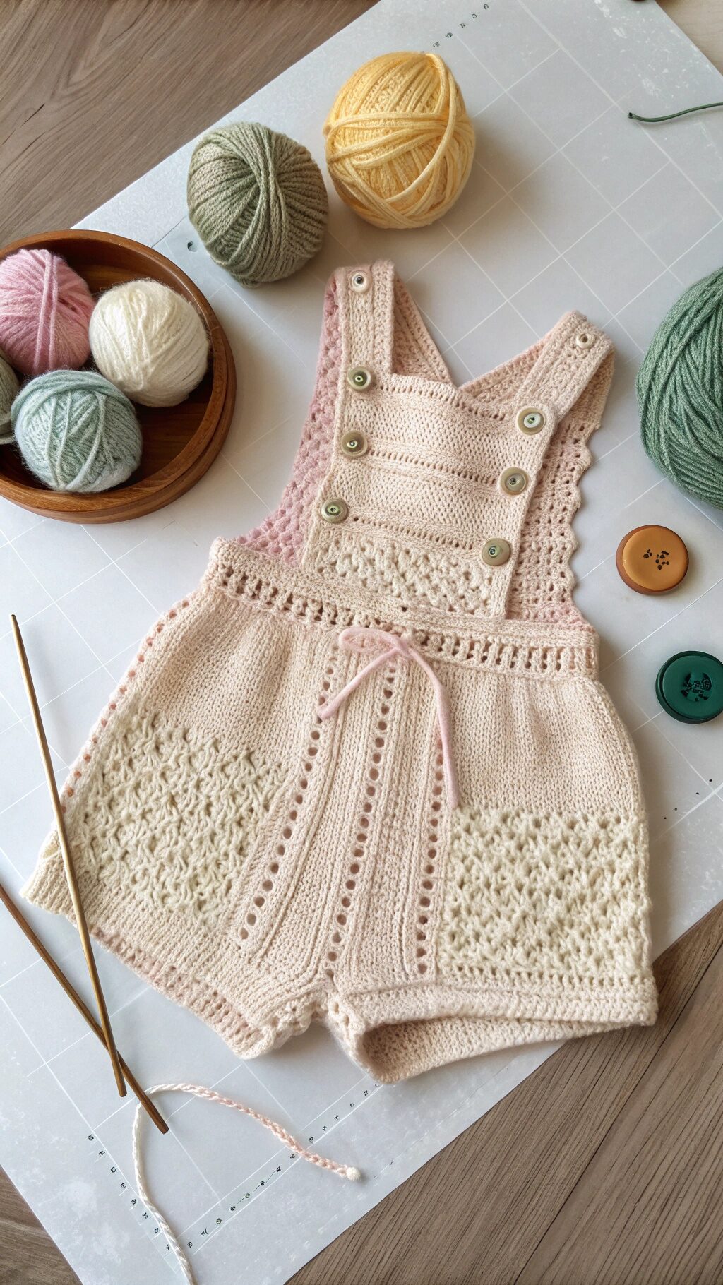 Vintage-Inspired Crochet Romper
