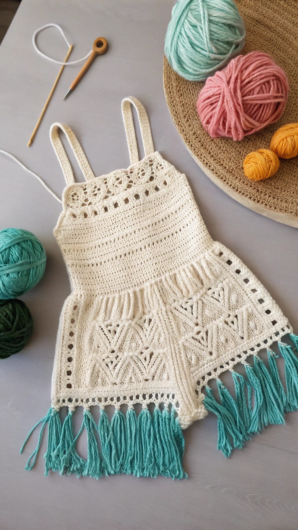 Easy Breezy Fringe Romper