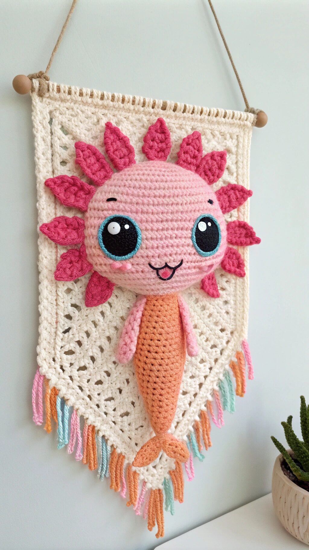 Axolotl Wall Hanging