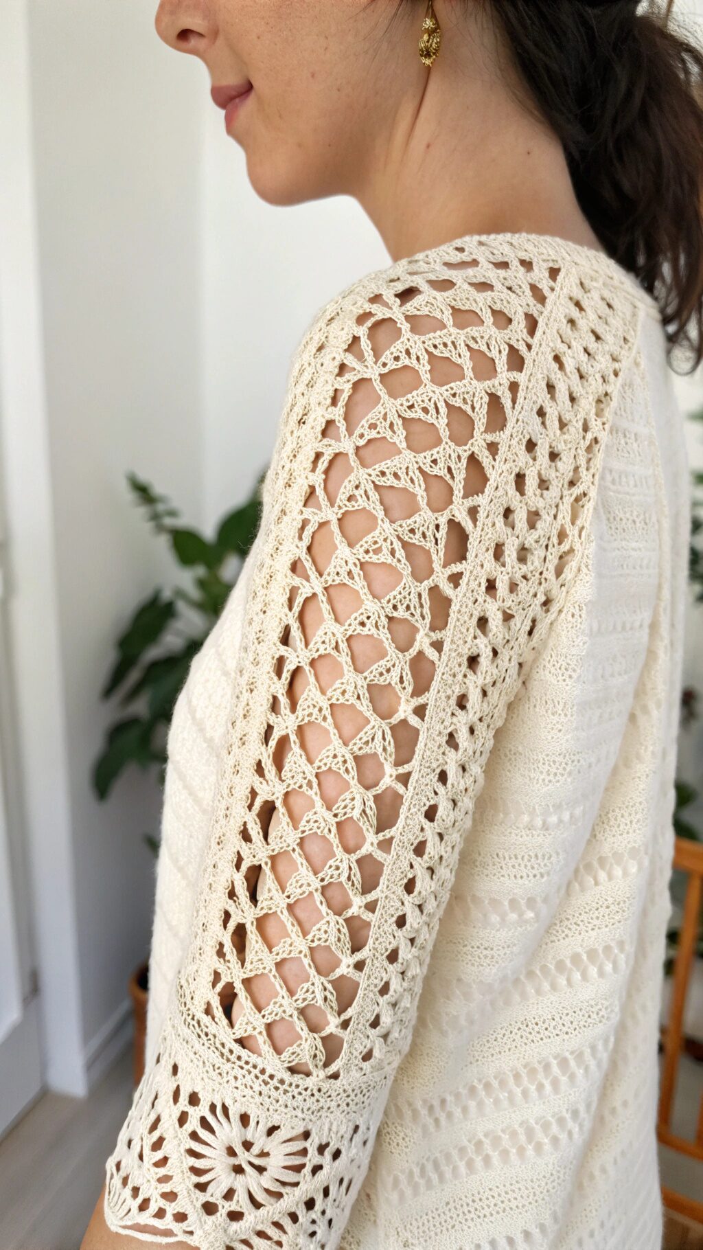 Openwork Crochet Sleeve Patterns