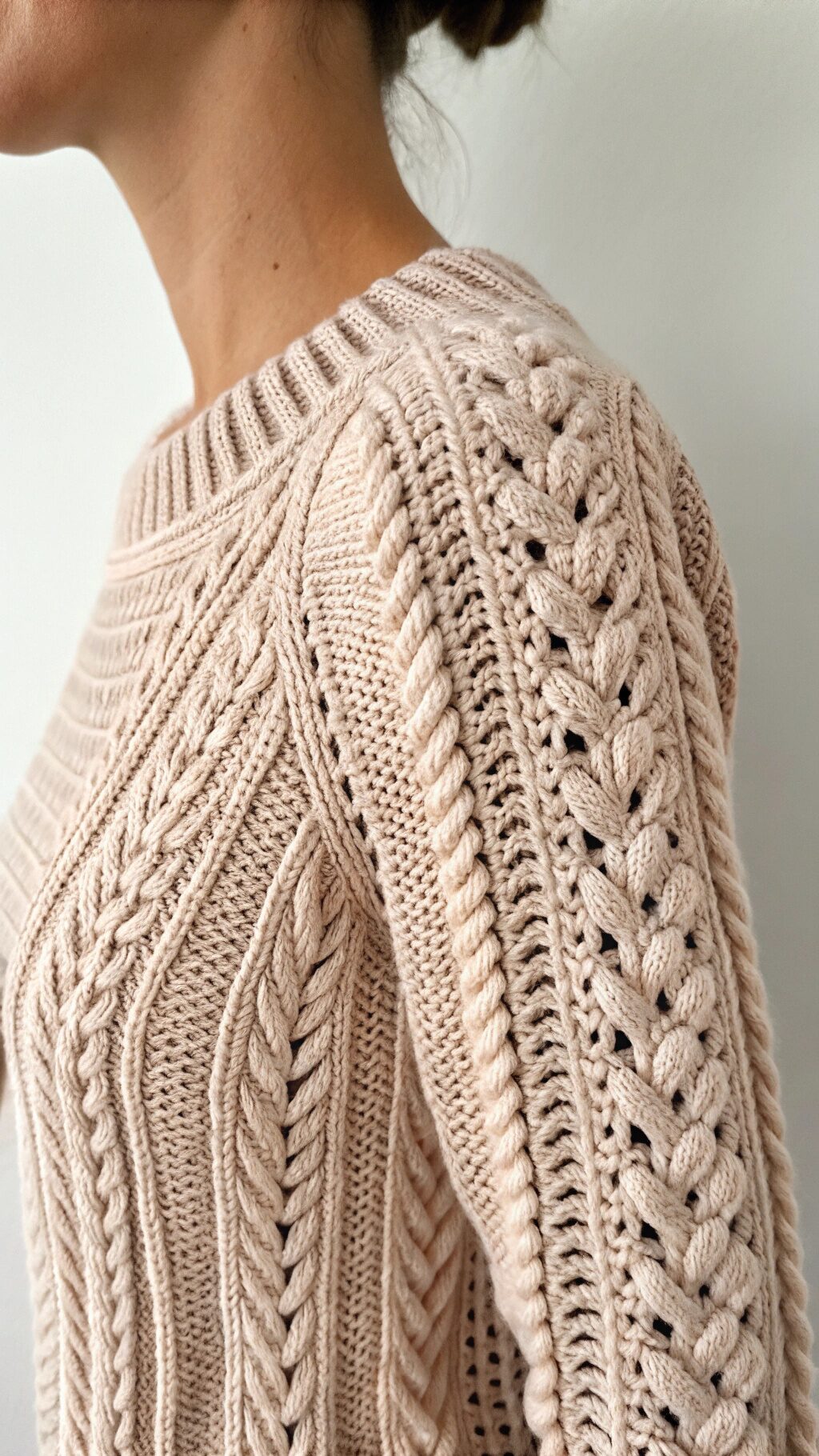 Textured Ribbed Crochet Sleeves
