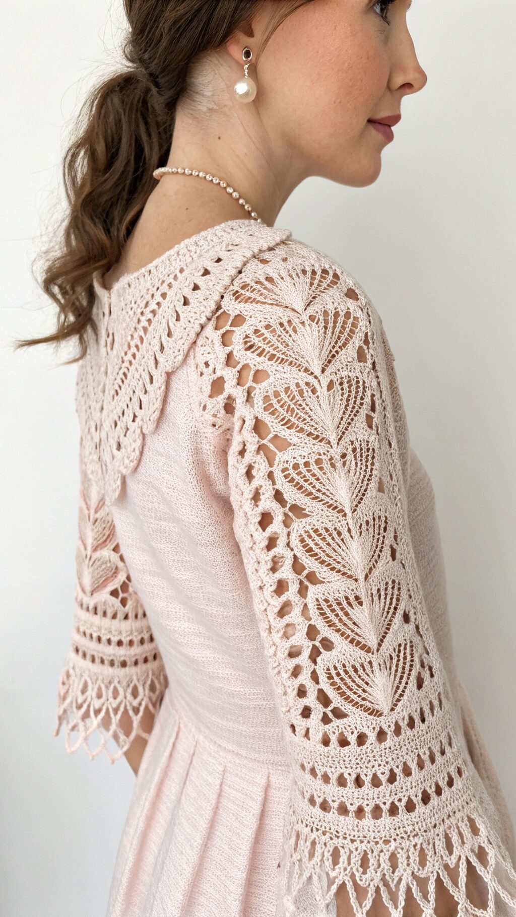 Sophisticated Evening Crochet Sleeves