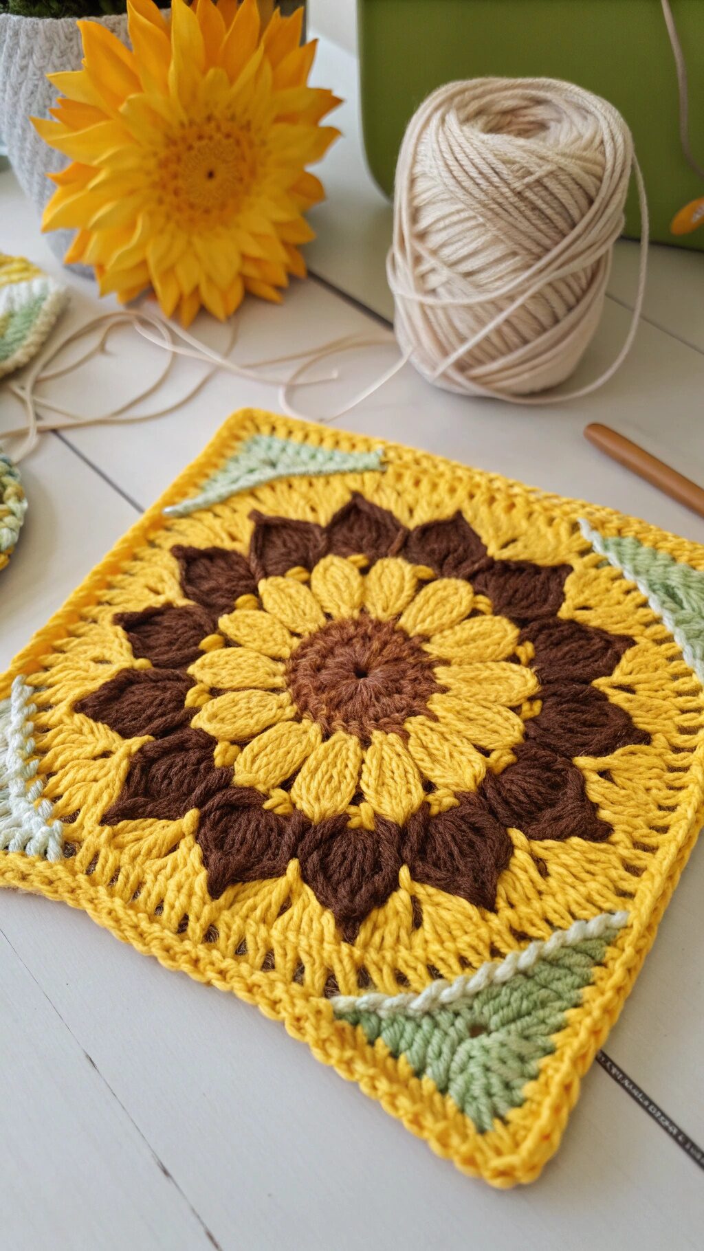 Sunflower Mosaic Design