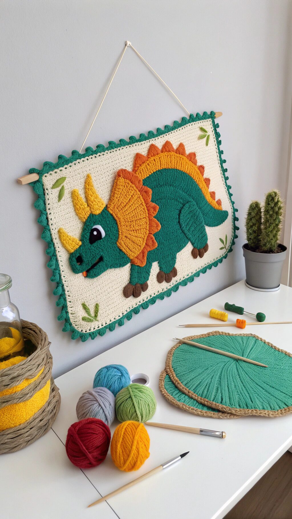 Triceratops Wall Hanging