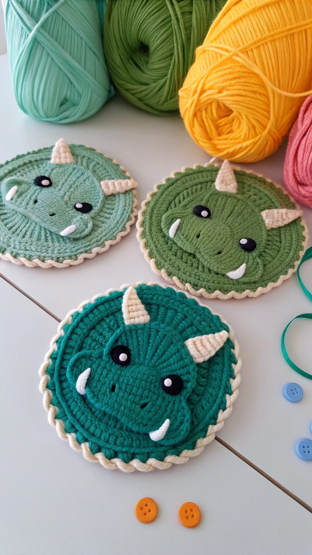Triceratops Coasters