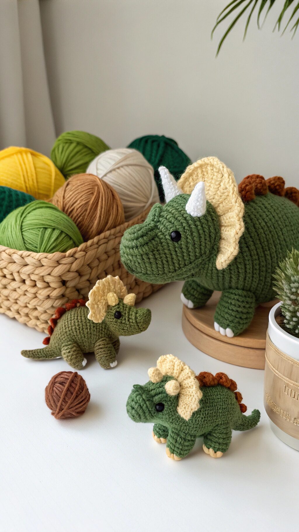 Triceratops Family Set