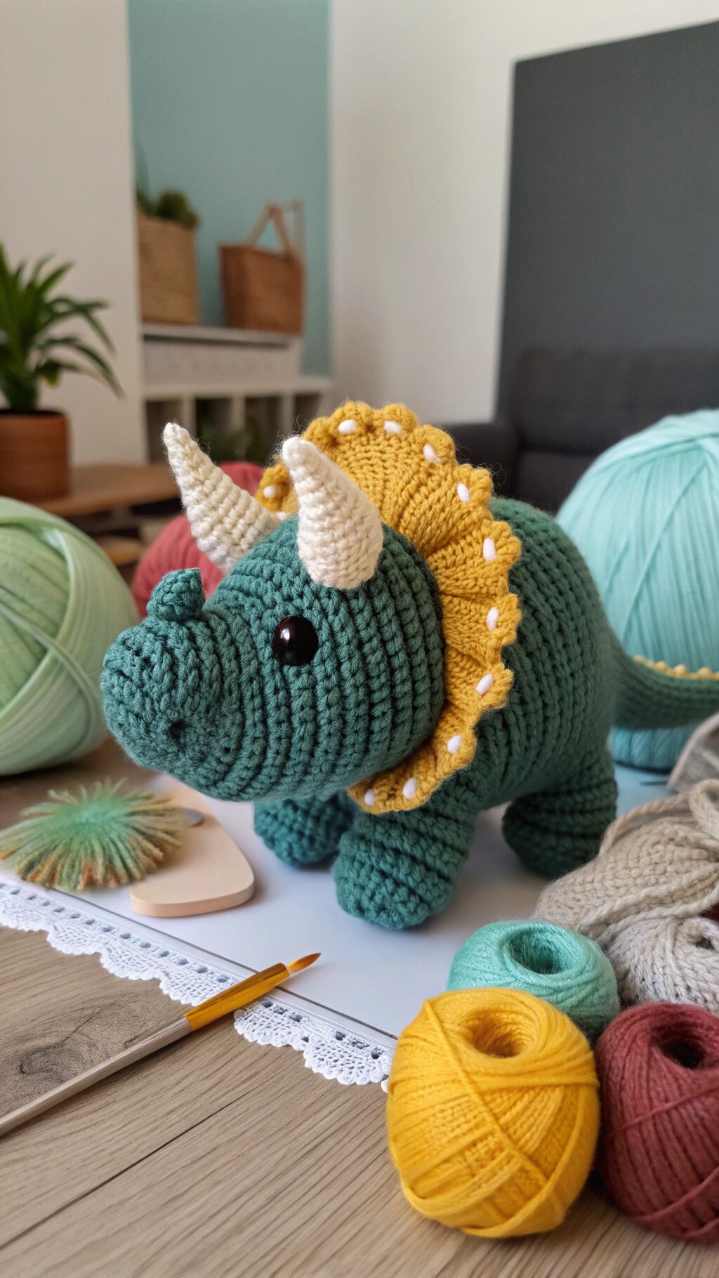 Triceratops Table Decor