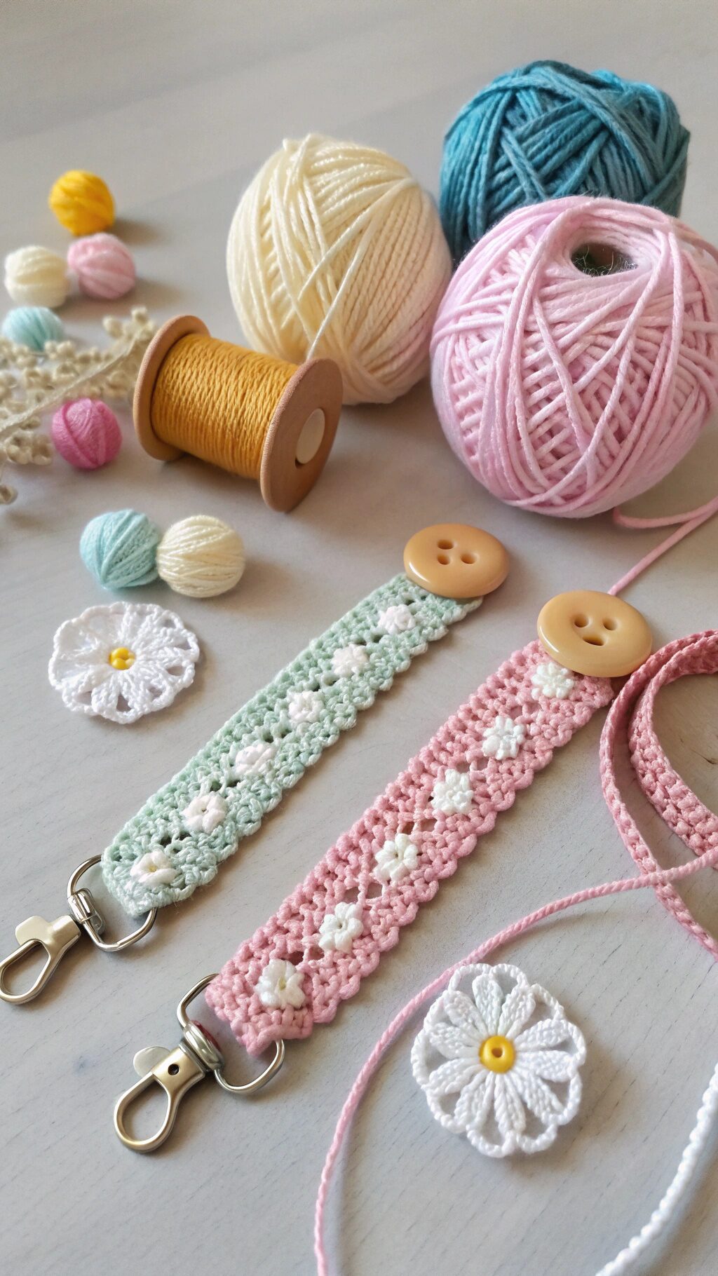 Creative Crochet Pacifier Clips
