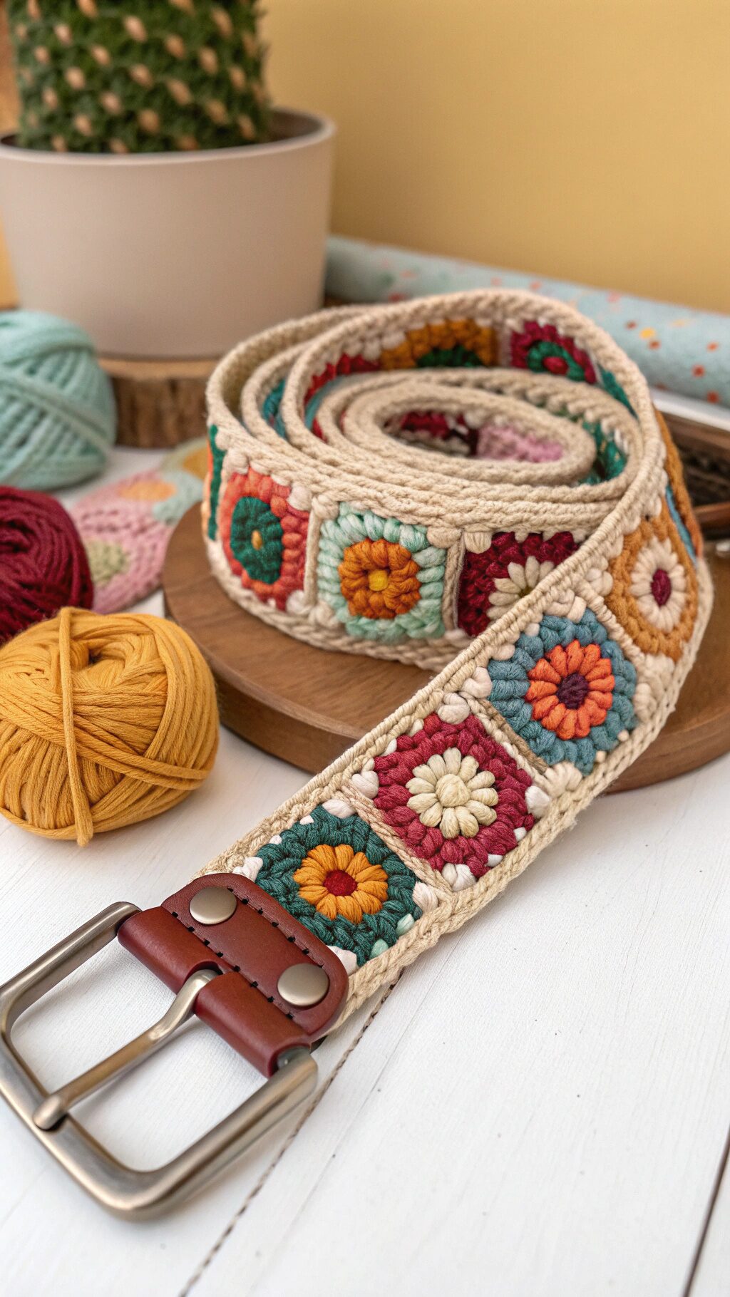 Vibrant Boho Style Belt
