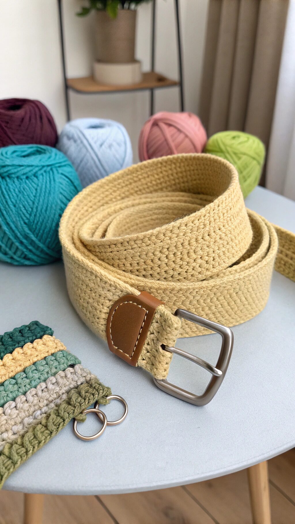 Minimalist Solid Color Belt