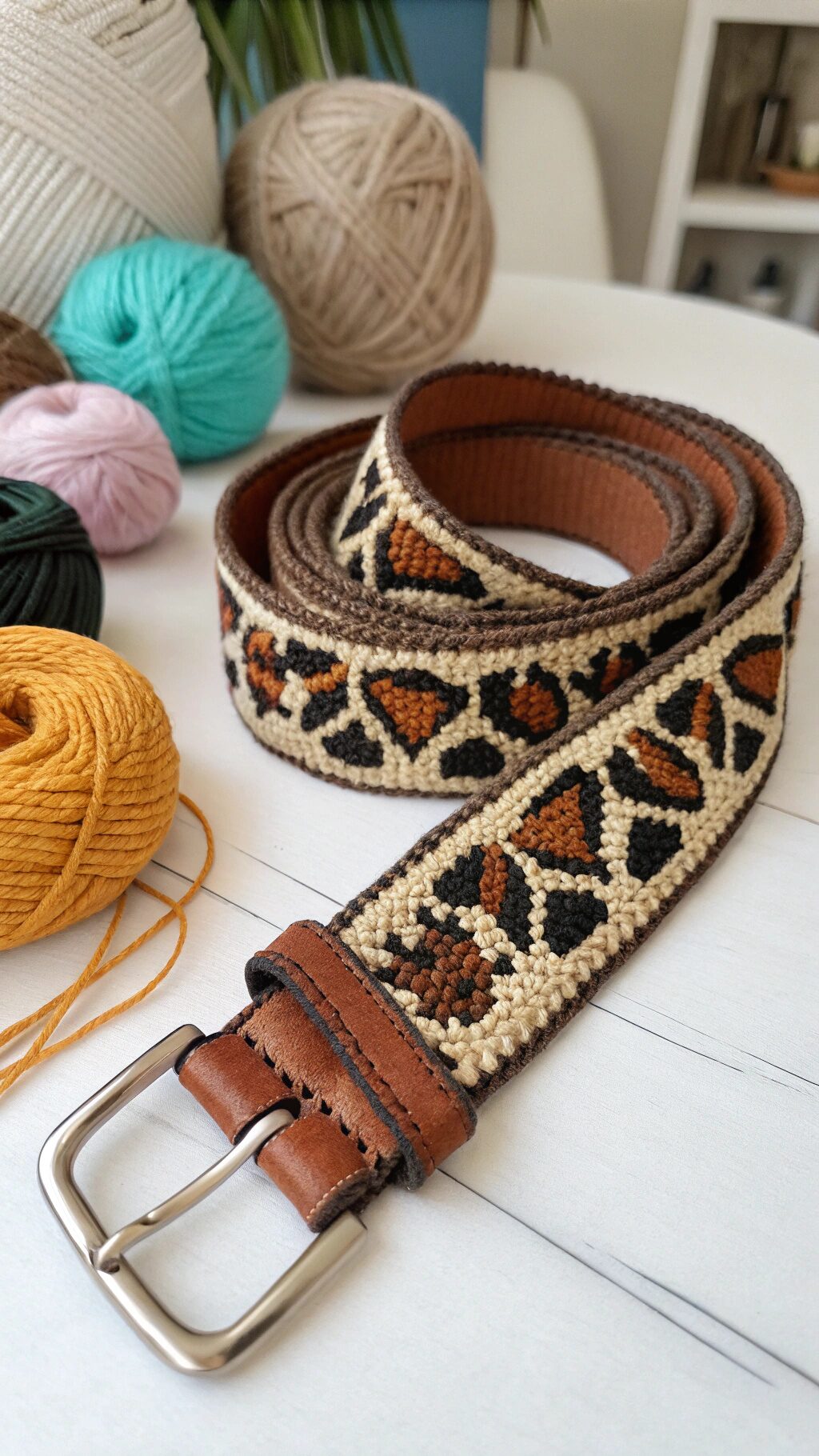 Bold Animal Print Belt