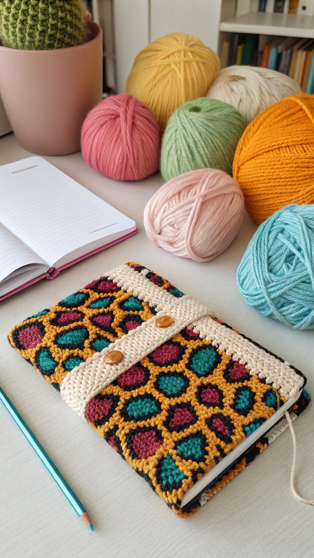 Animal Print Crochet Sleeve