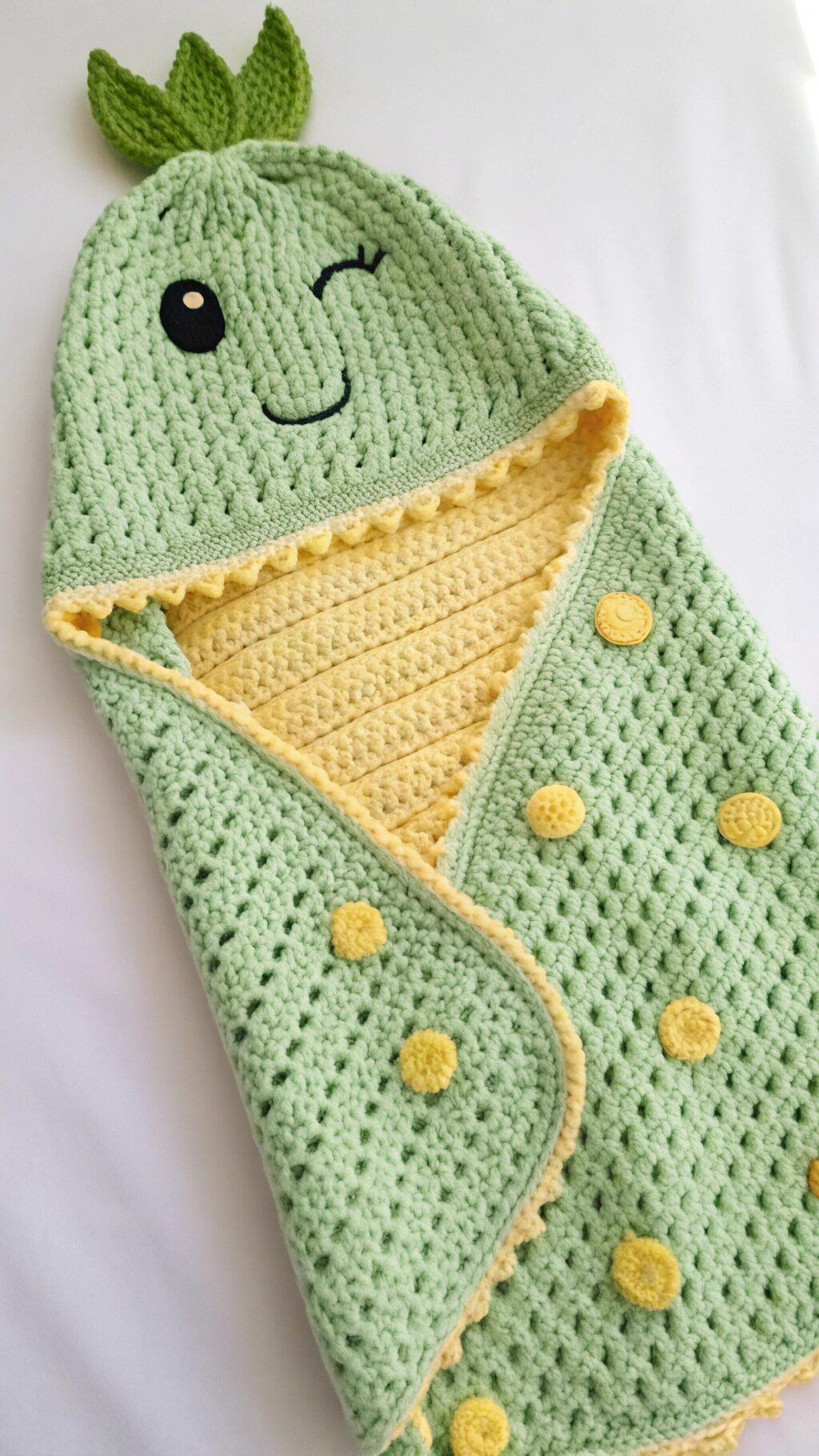 Pickle-themed Baby Blanket