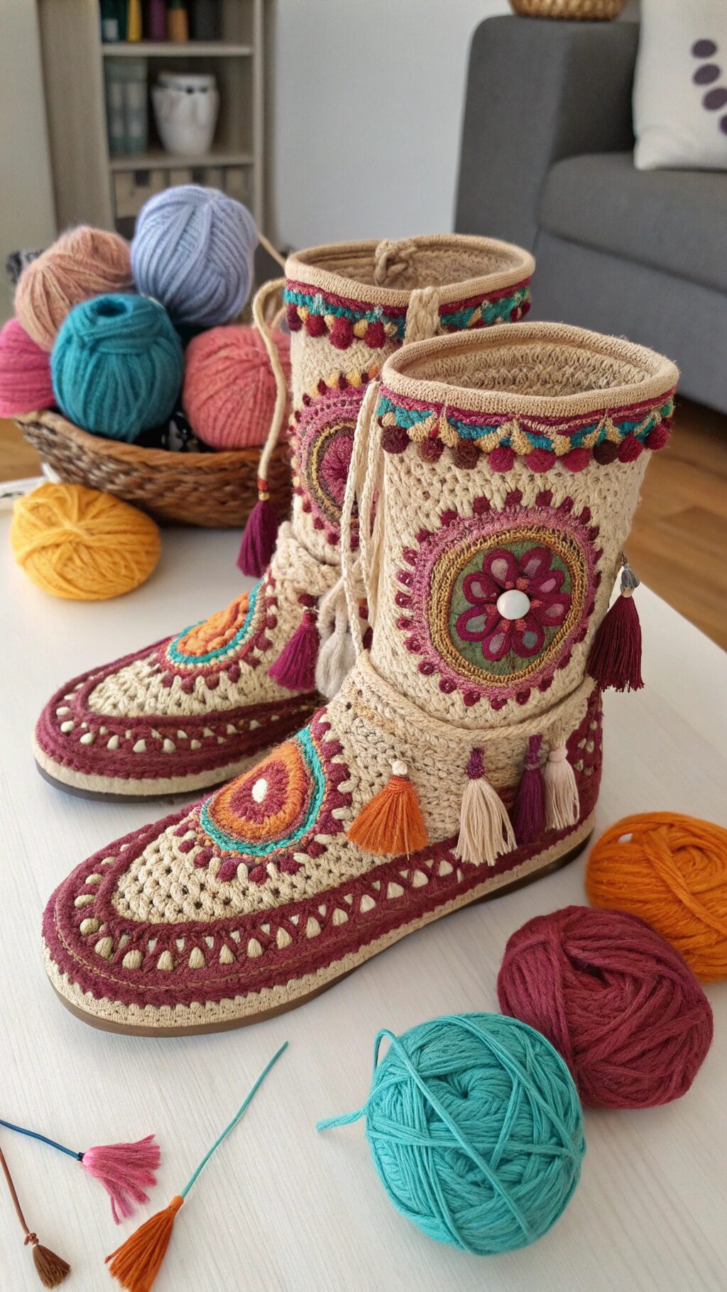 Bohemian Style Booties
