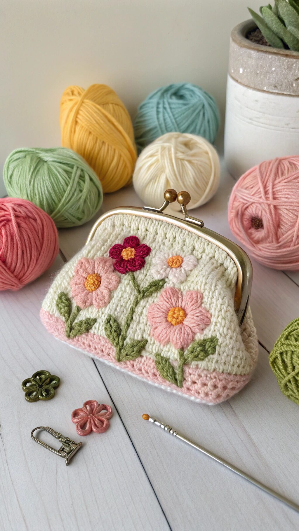 Vintage Floral Coin Purse