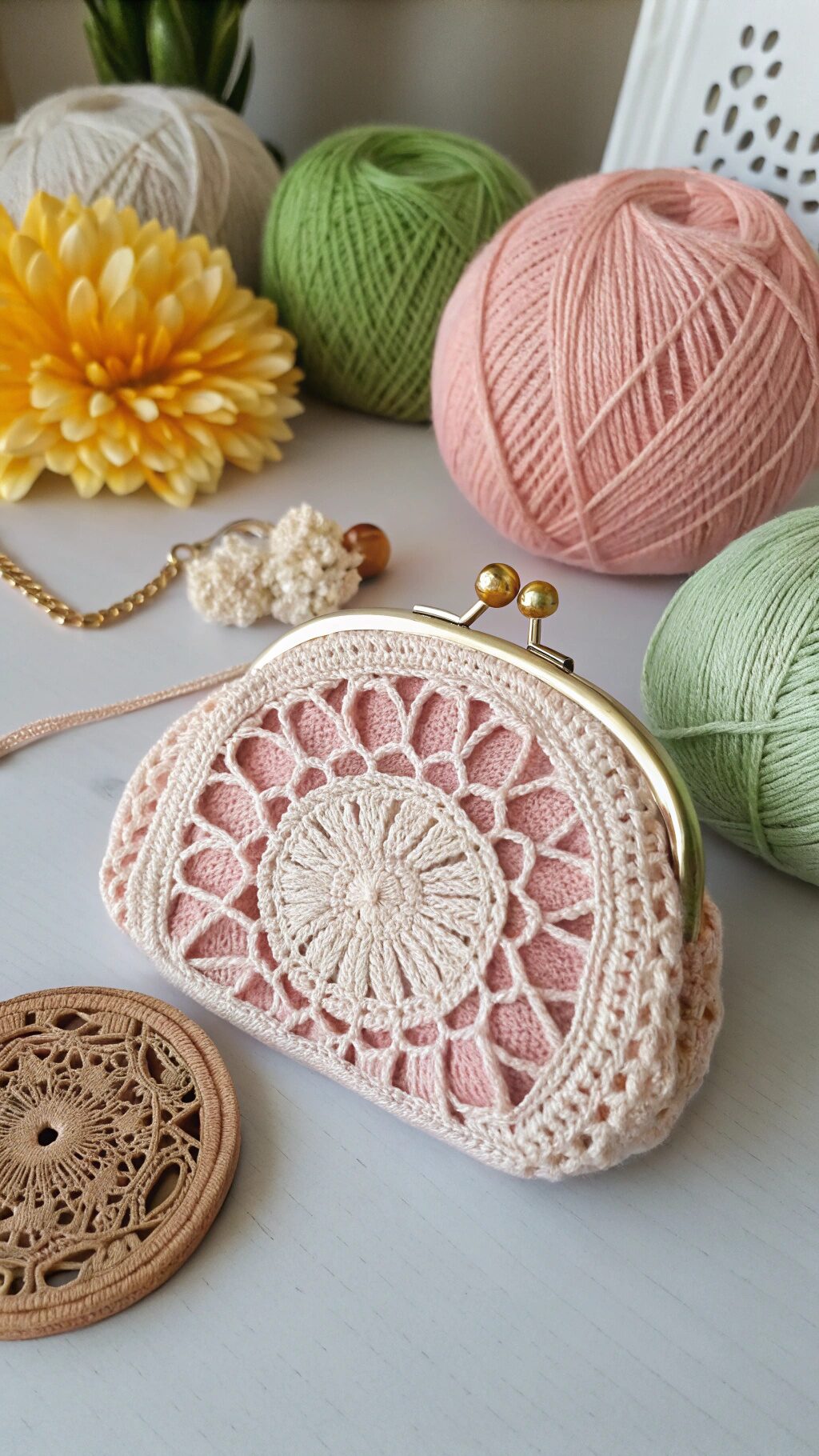 Elegant Lace Design Purse
