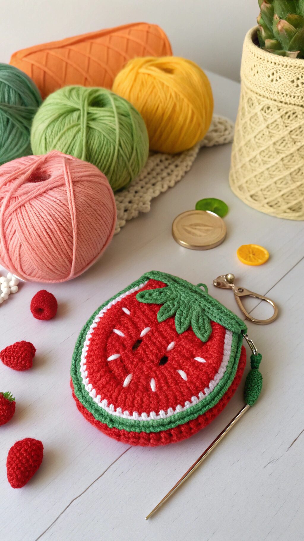 Quirky Fruit-Shaped Purse