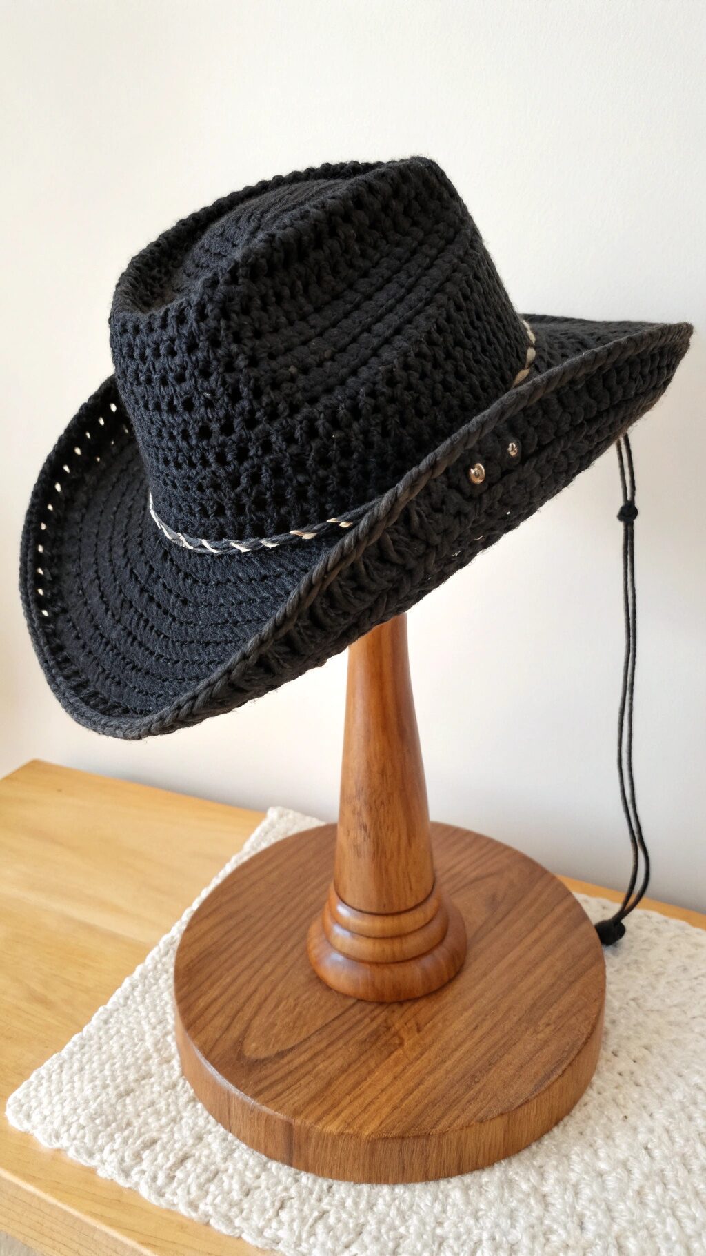 Elegant Black Crochet Style
