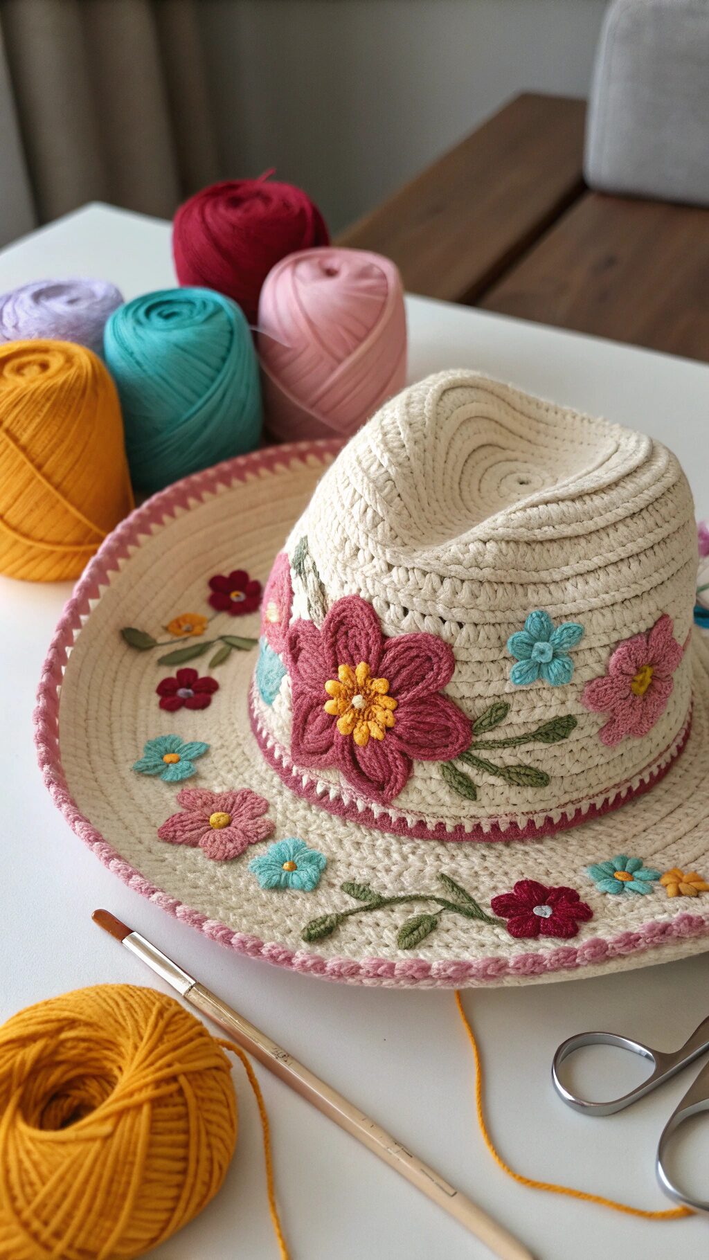 Floral Embroidery Accents