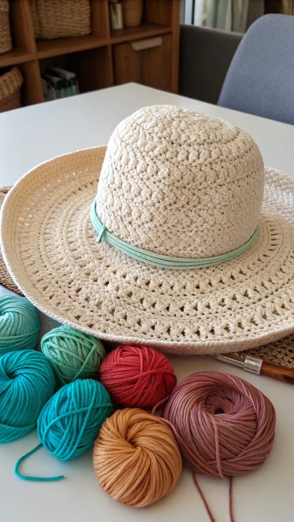 Wide Brim Beach Hat