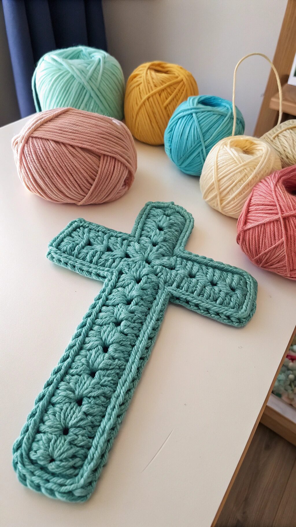 Chunky Yarn Cross