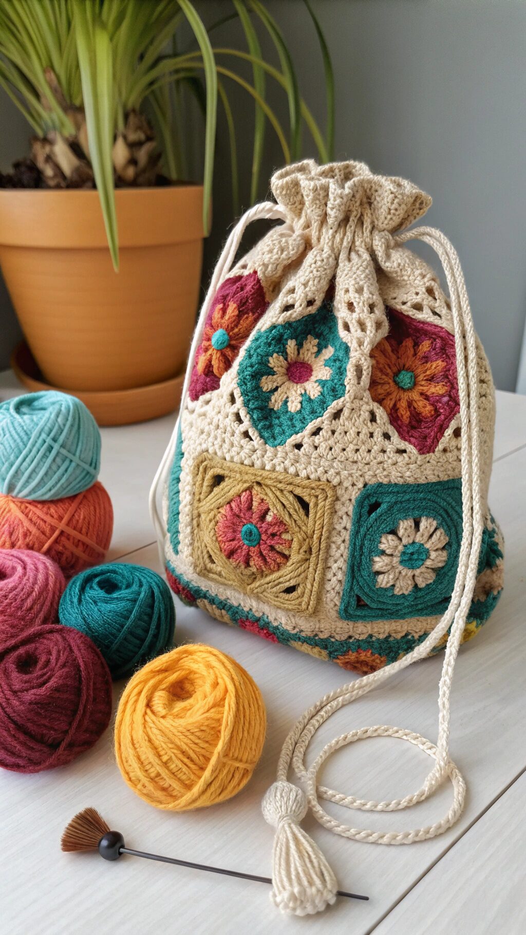 Statement Piece Crochet Bag