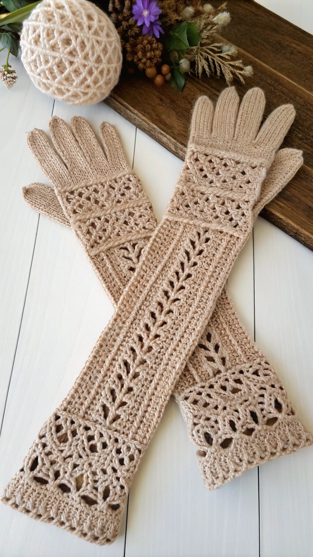 Stylish Over-the-Elbow Gloves