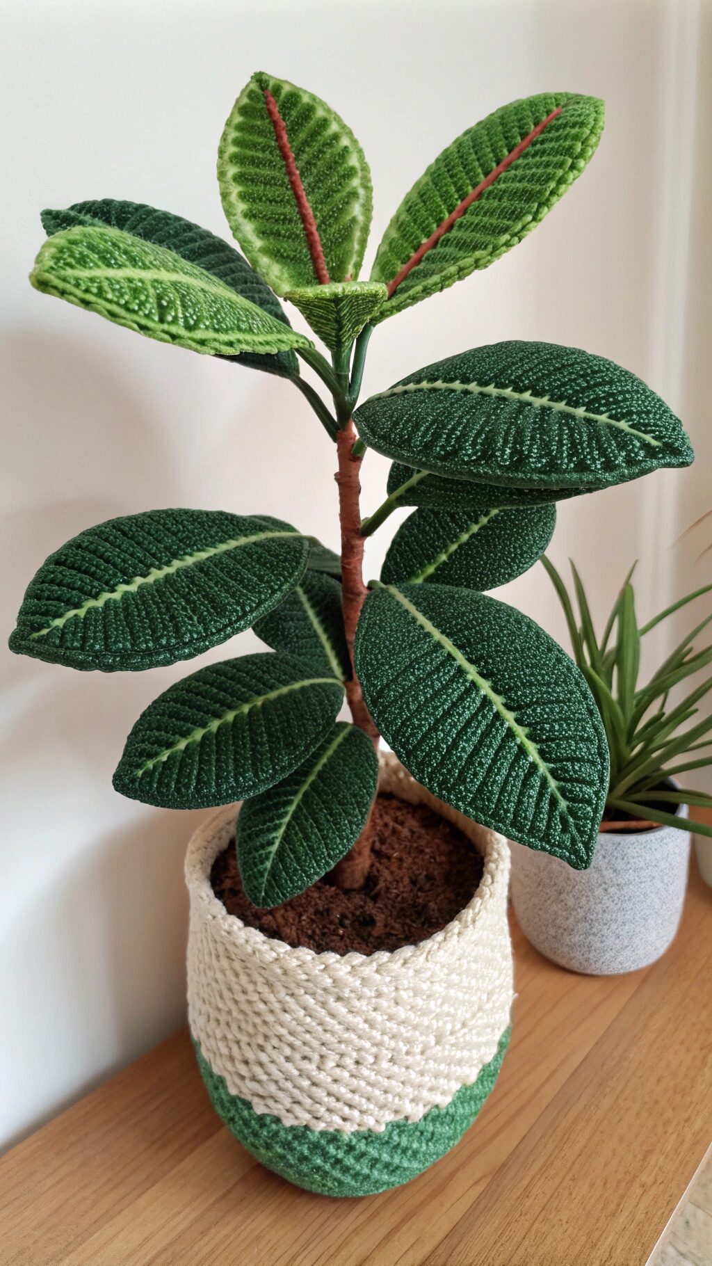 Crochet Rubber Plant