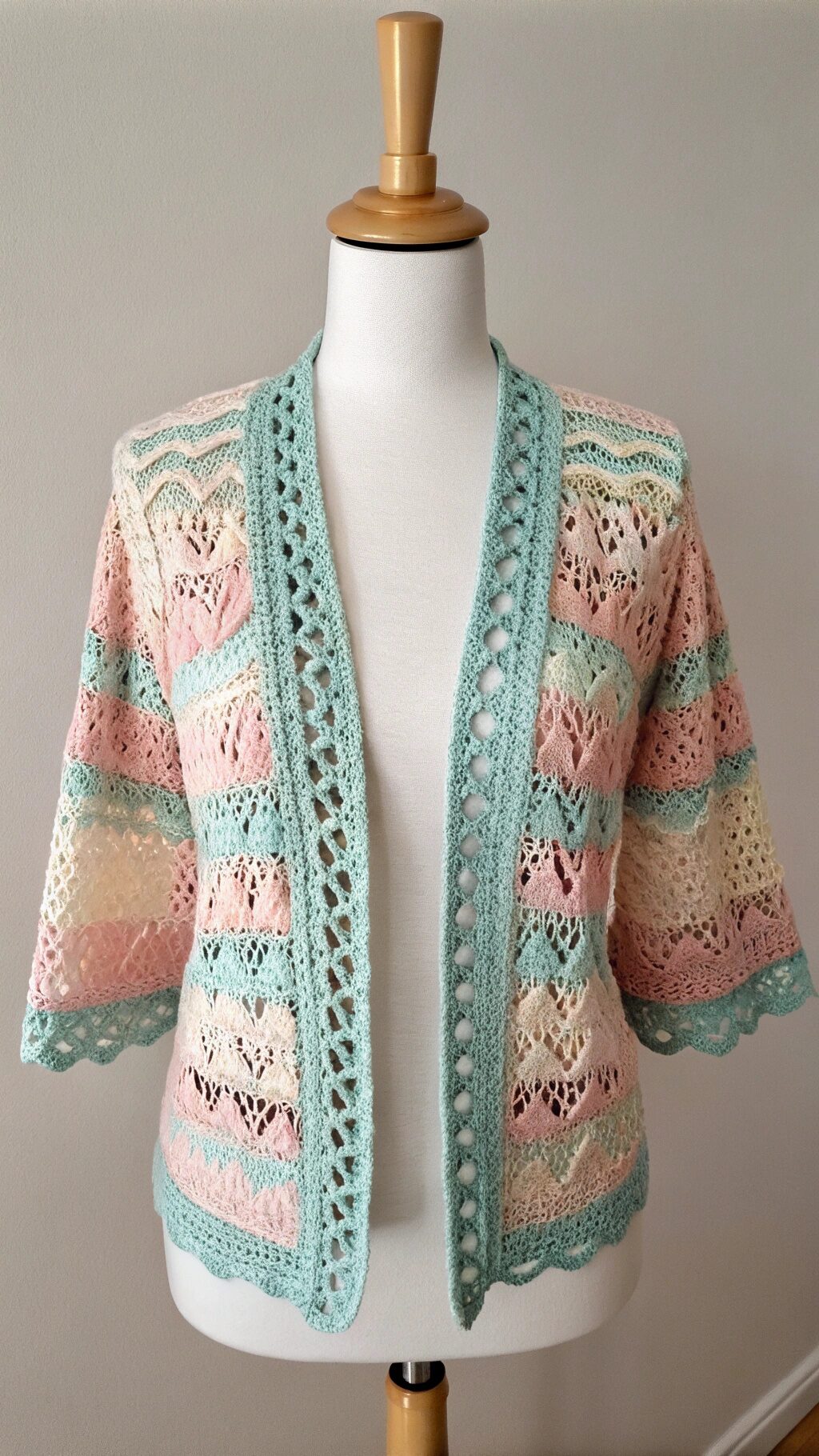 Vintage-Inspired Crochet Shrug