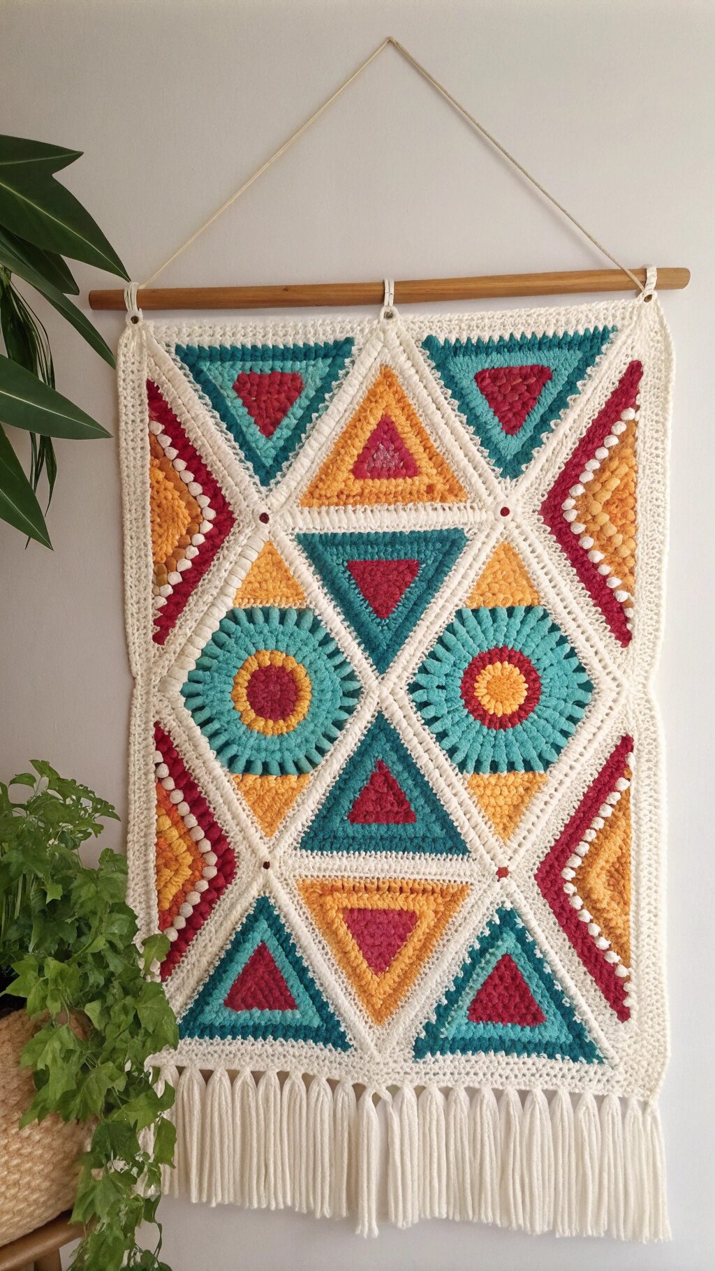 Geometric Pattern Wall Hanging