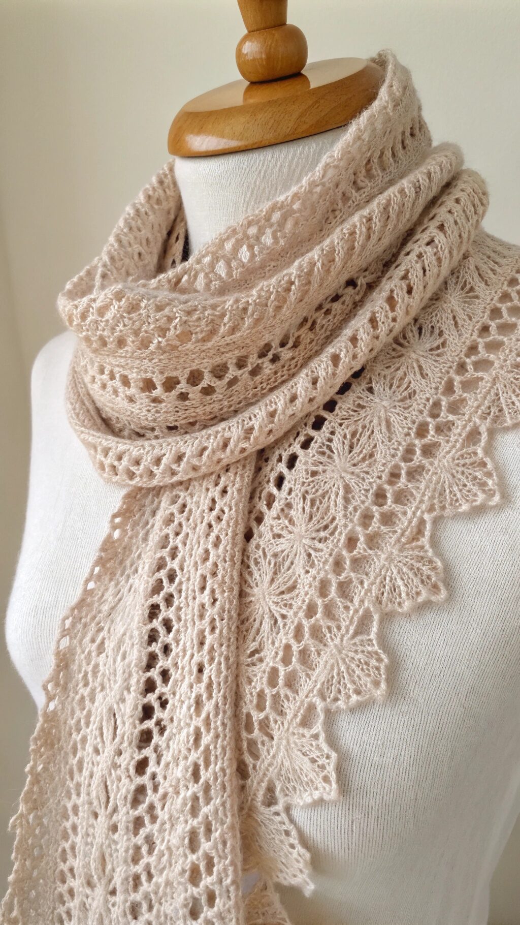 Intricate Lace Scarf
