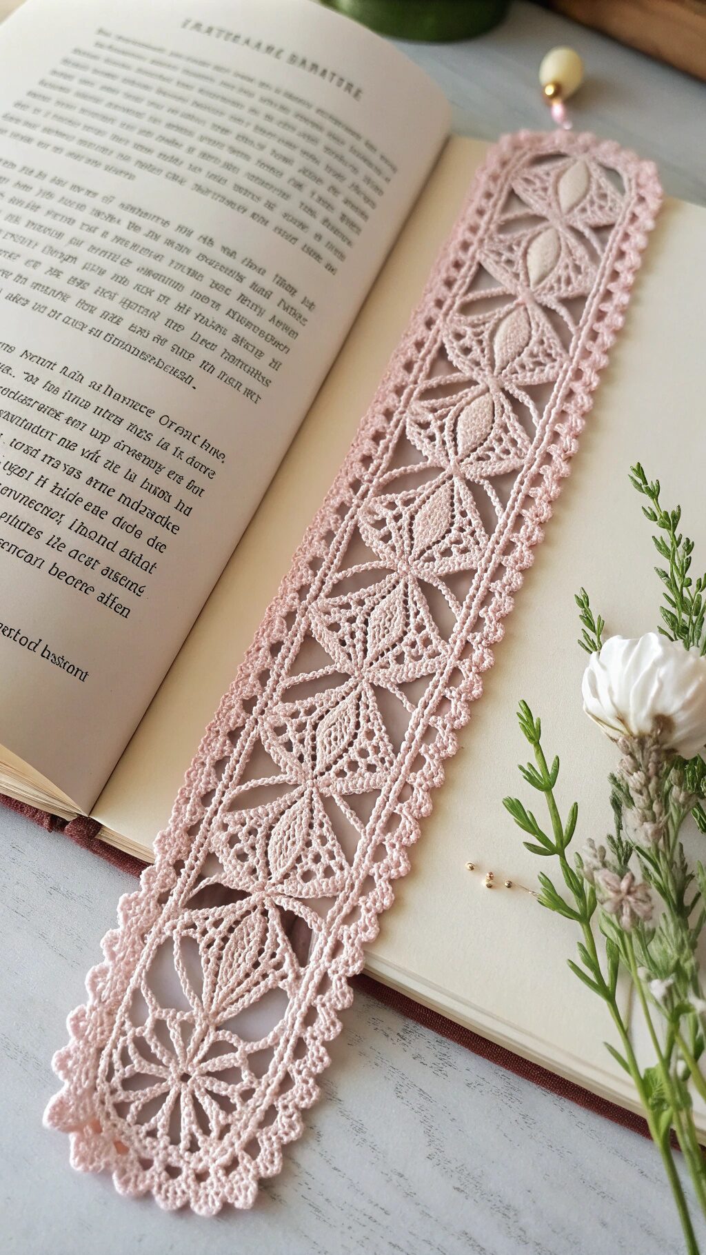 Minimalist Lace Bookmark