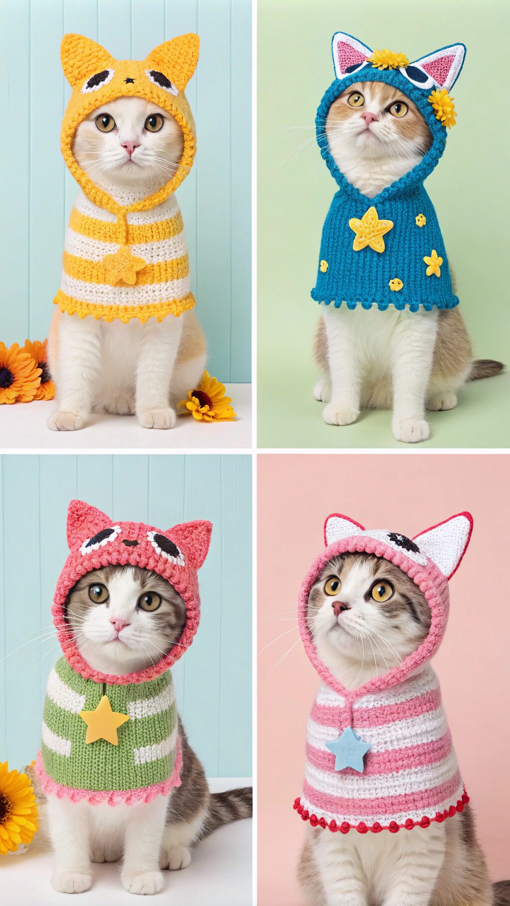Crochet Cat Costumes