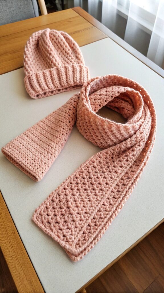 Matching Set: Ear Warmer and Scarf