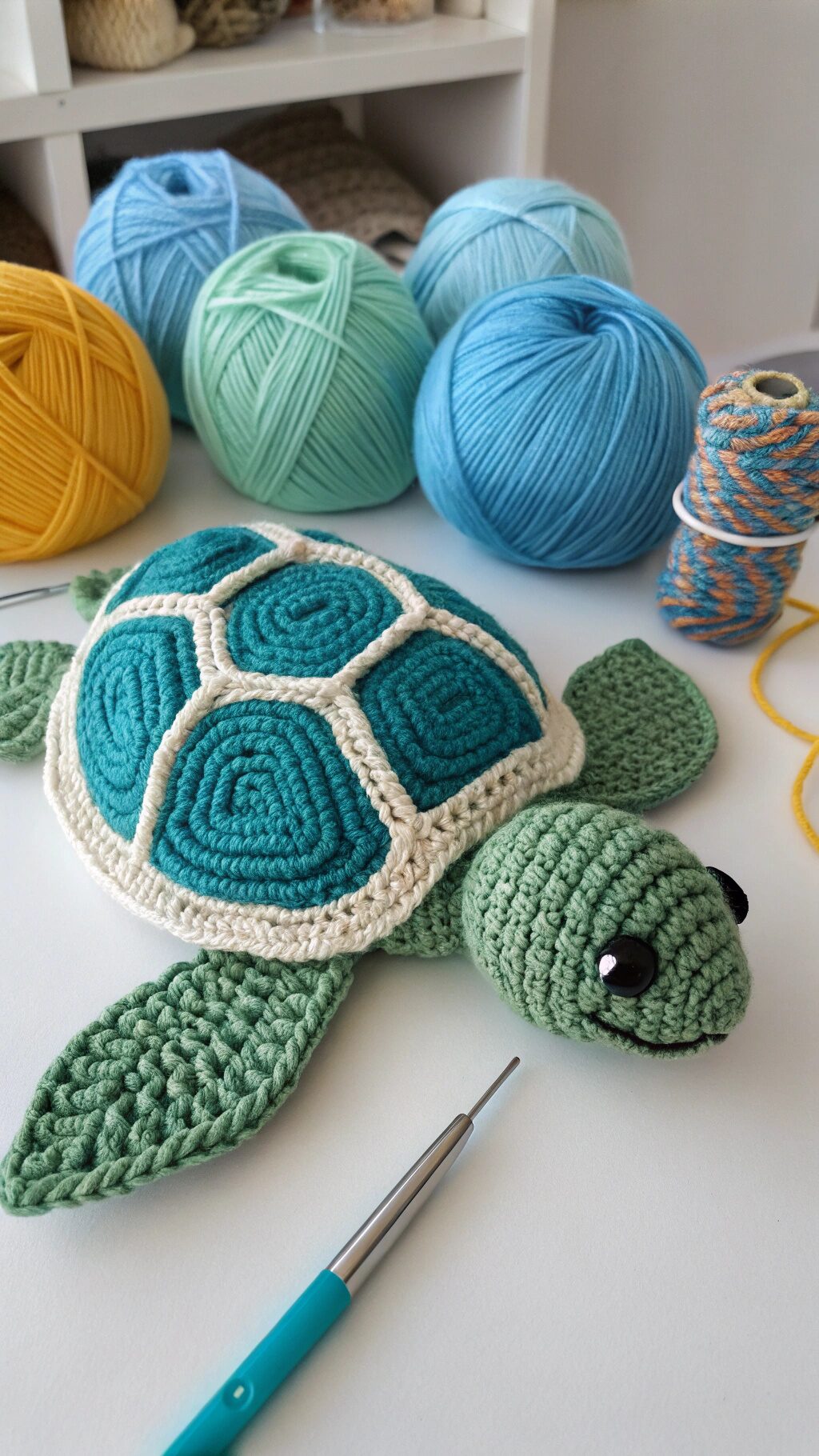 Sea Turtle Amigurumi Set