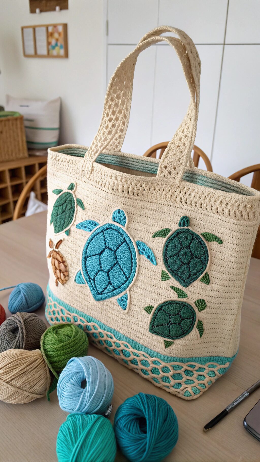 Sea Turtle Beach Bag
