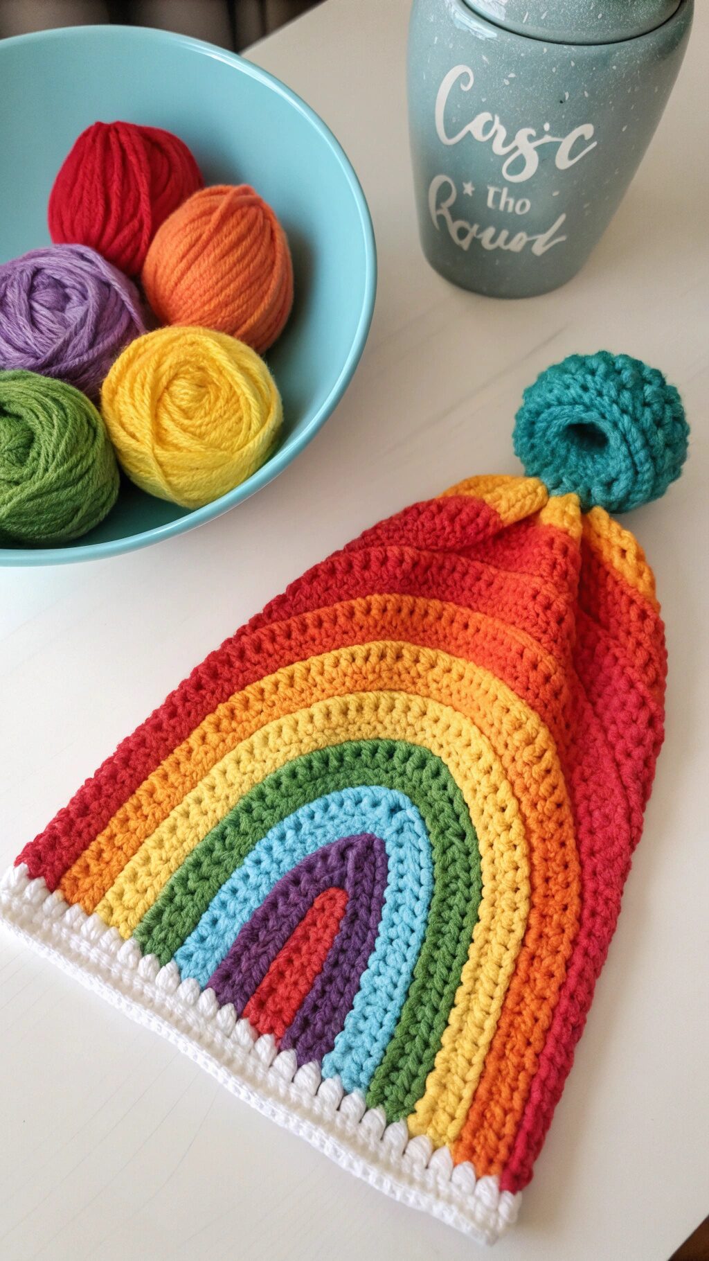 Bright Rainbow Toppers