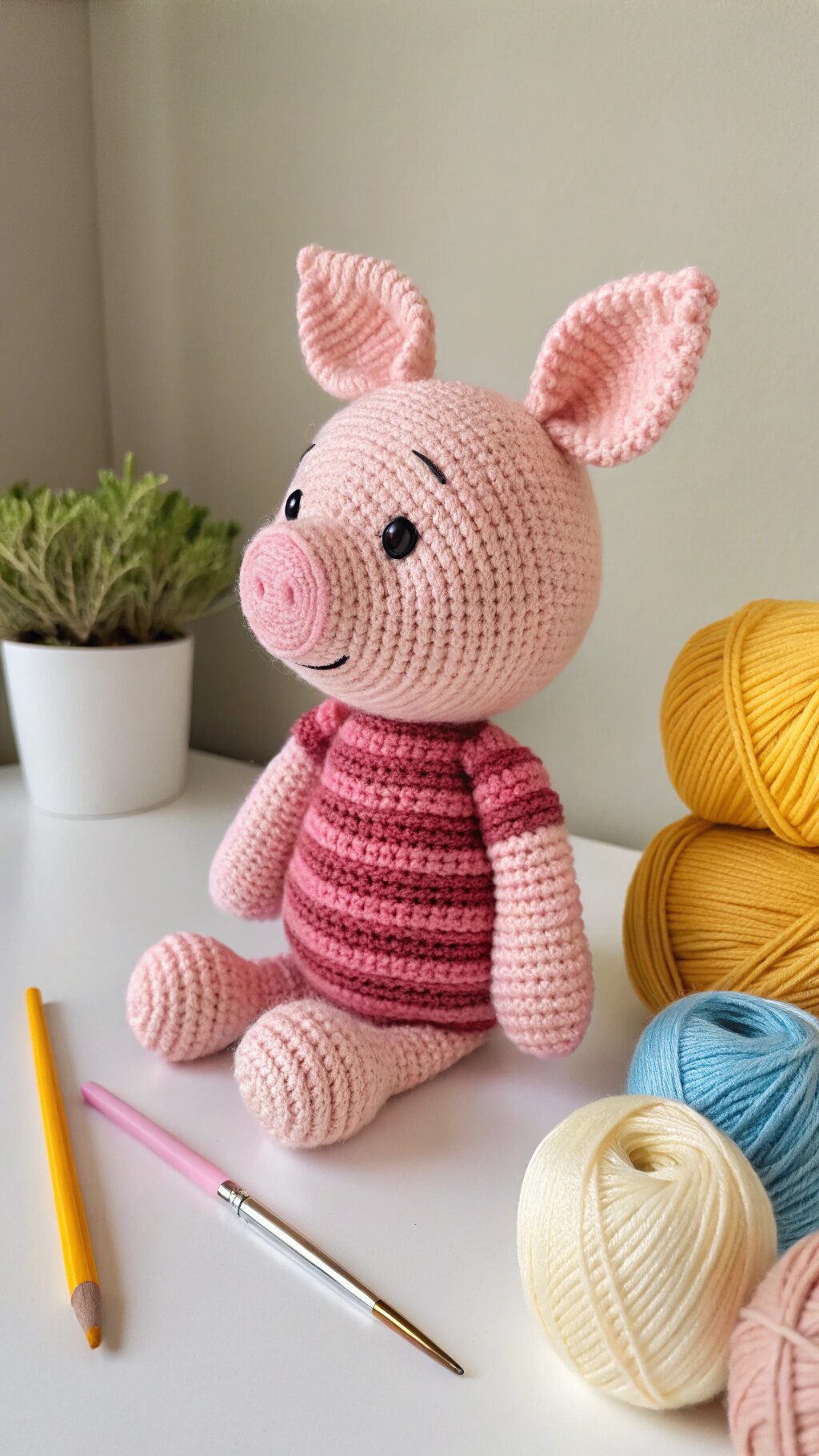 Piglet Crochet Pattern