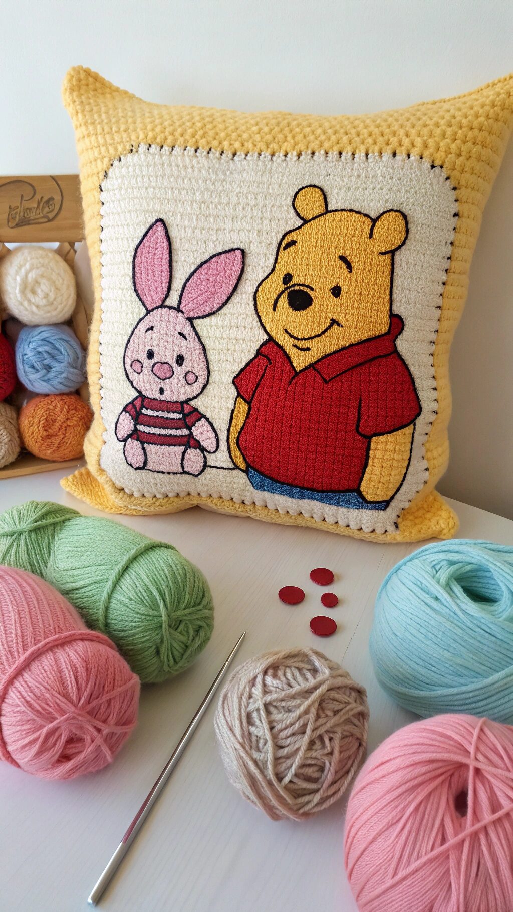 Piglet and Pooh Pillow
