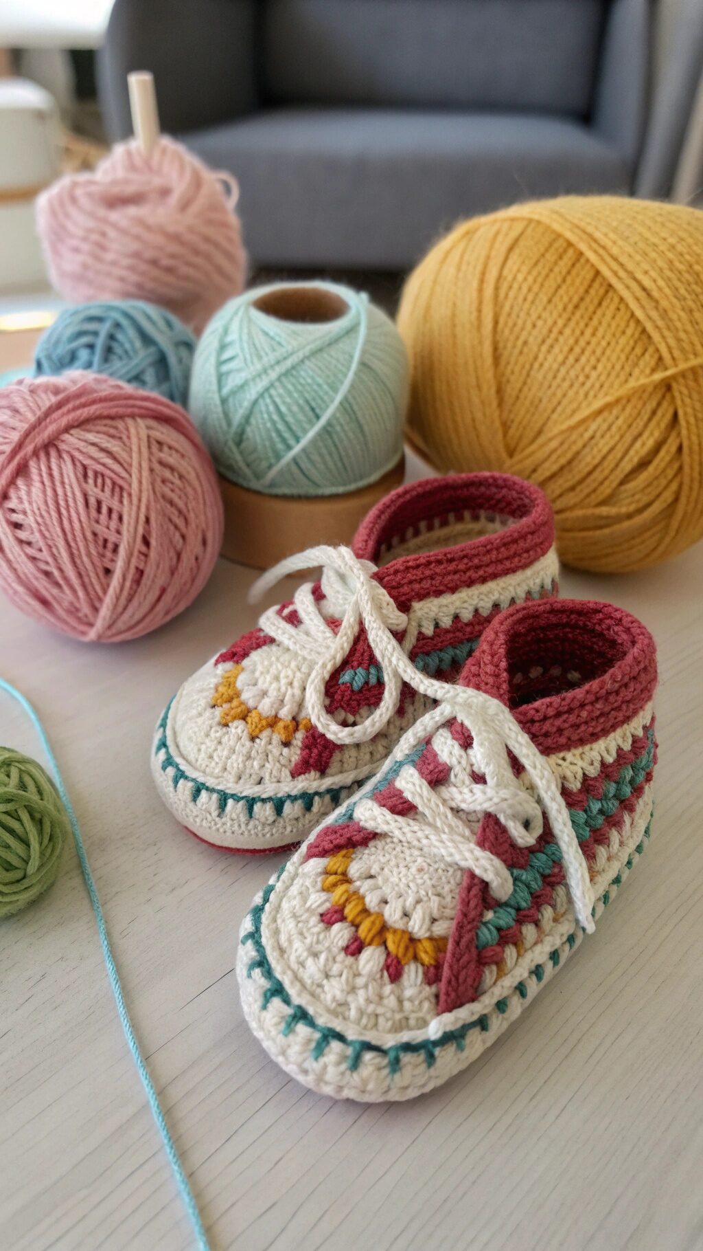 Unique Patterned Booties