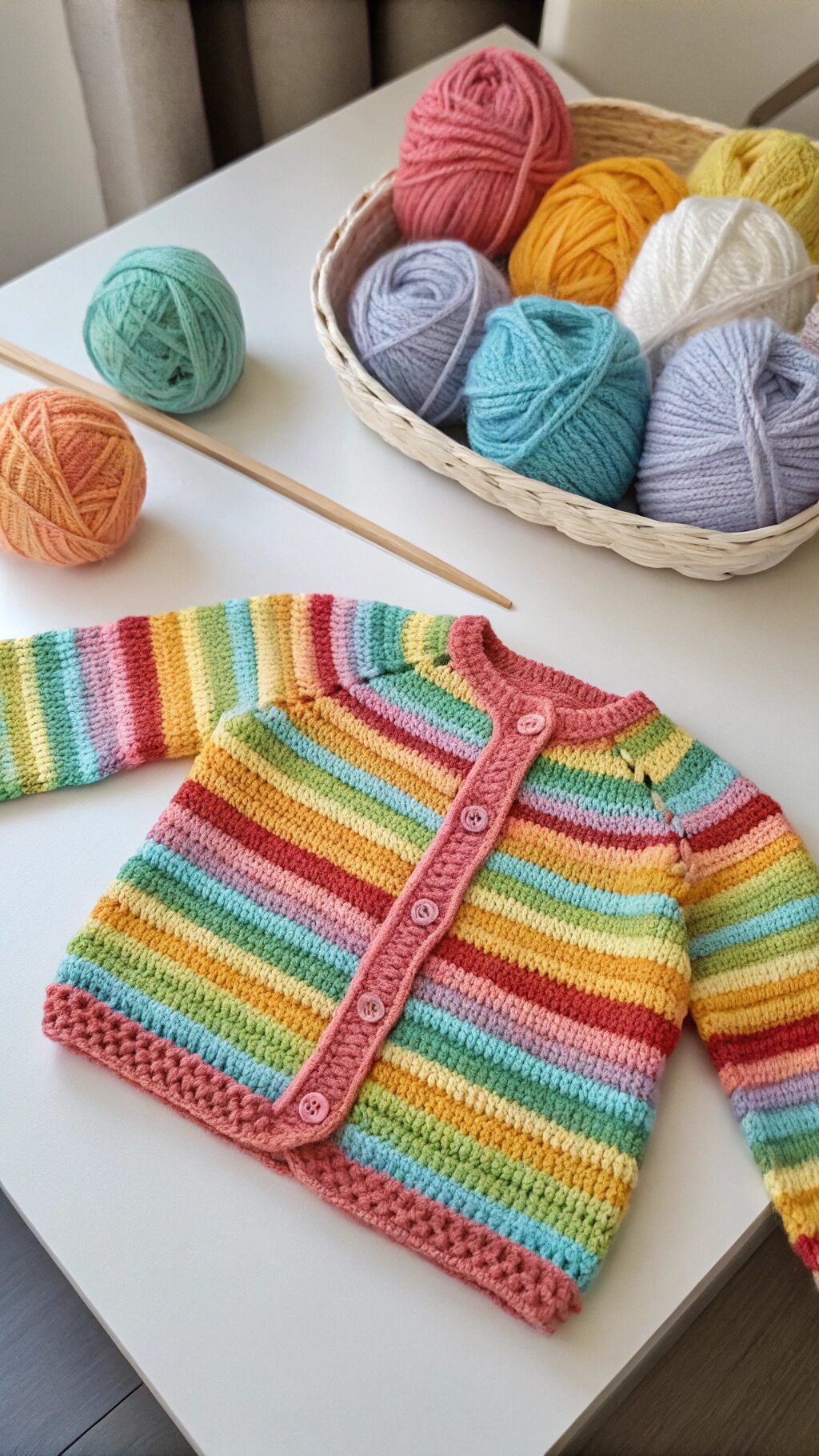 Colorful Striped Sweater