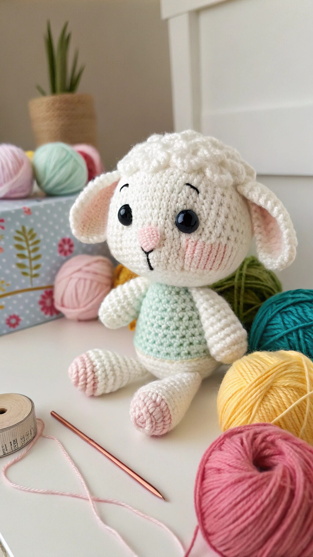 Adorable Amigurumi Lamb