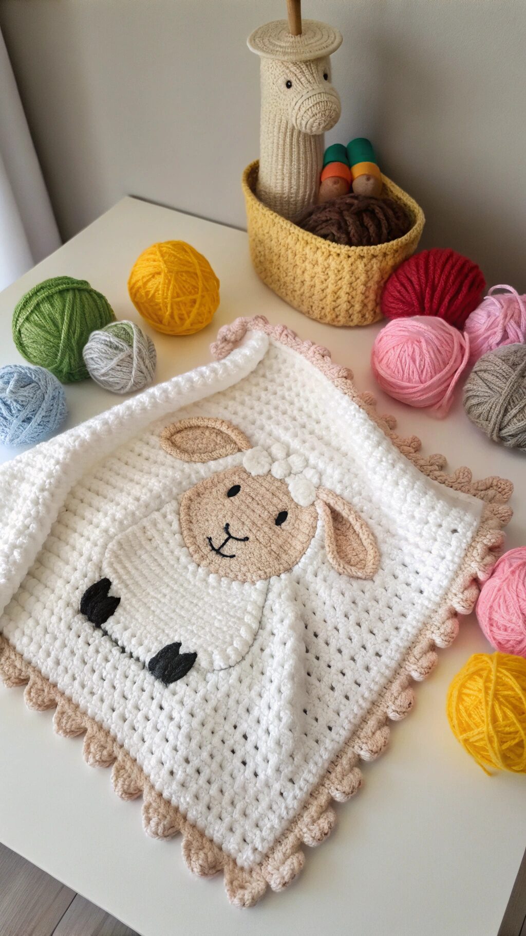 Snuggly Sheep Baby Blanket