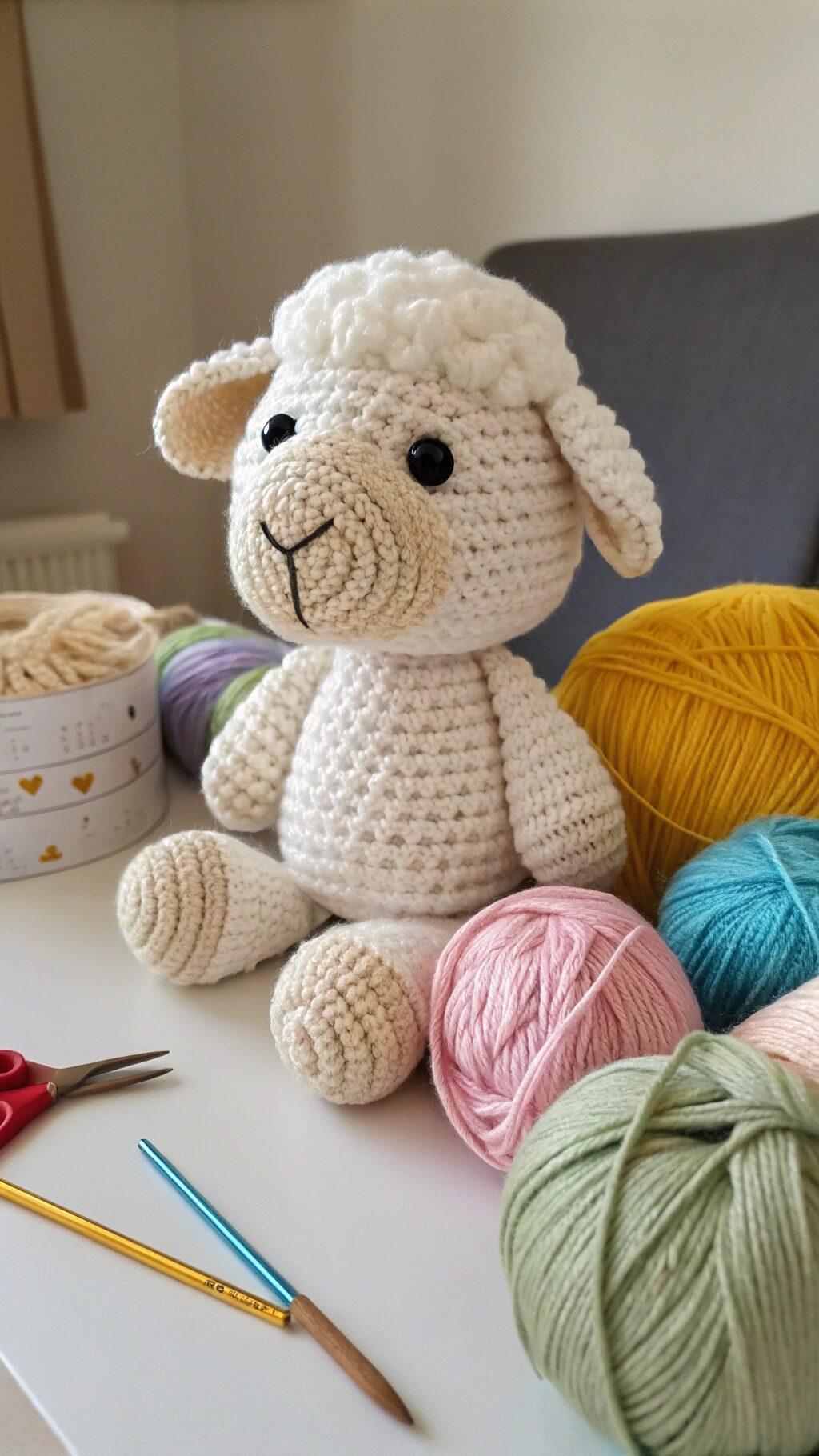 Playful Sheep Stuffed Animal